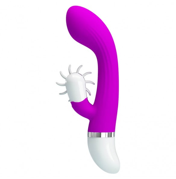 PRETTY LOVE - Flywheel Tongue Clitoral Vibrator Wand Masturbator (Battery - Purple) PRETTY LOVE - Flywheel Tongue Clitoral Vibrator Wand Masturbator (Battery - Purple)